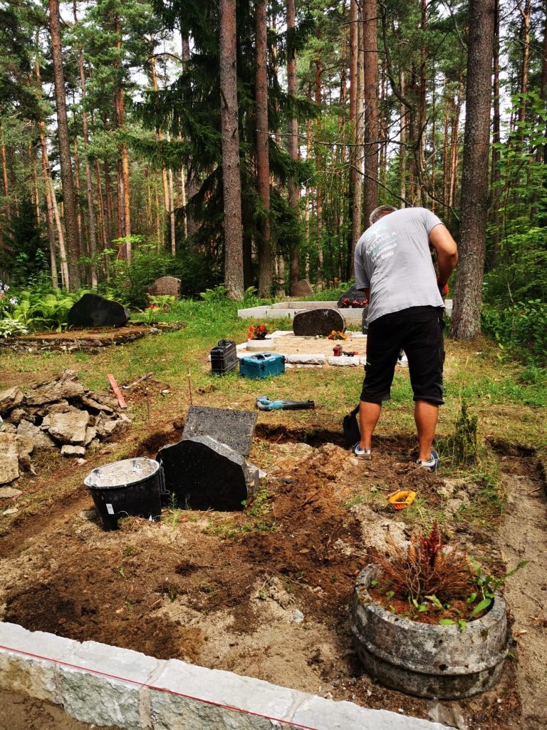 Töötamine Pärnamäe kalmistul